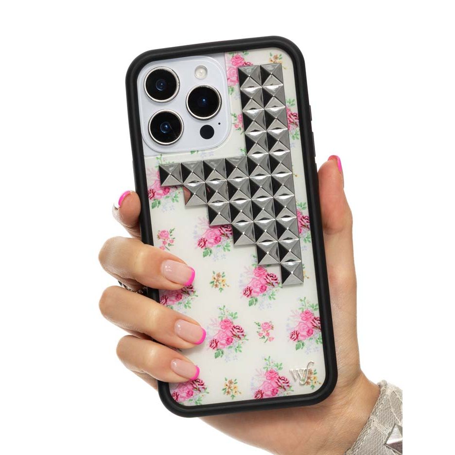 Vintage Floral Stud iPhone Case