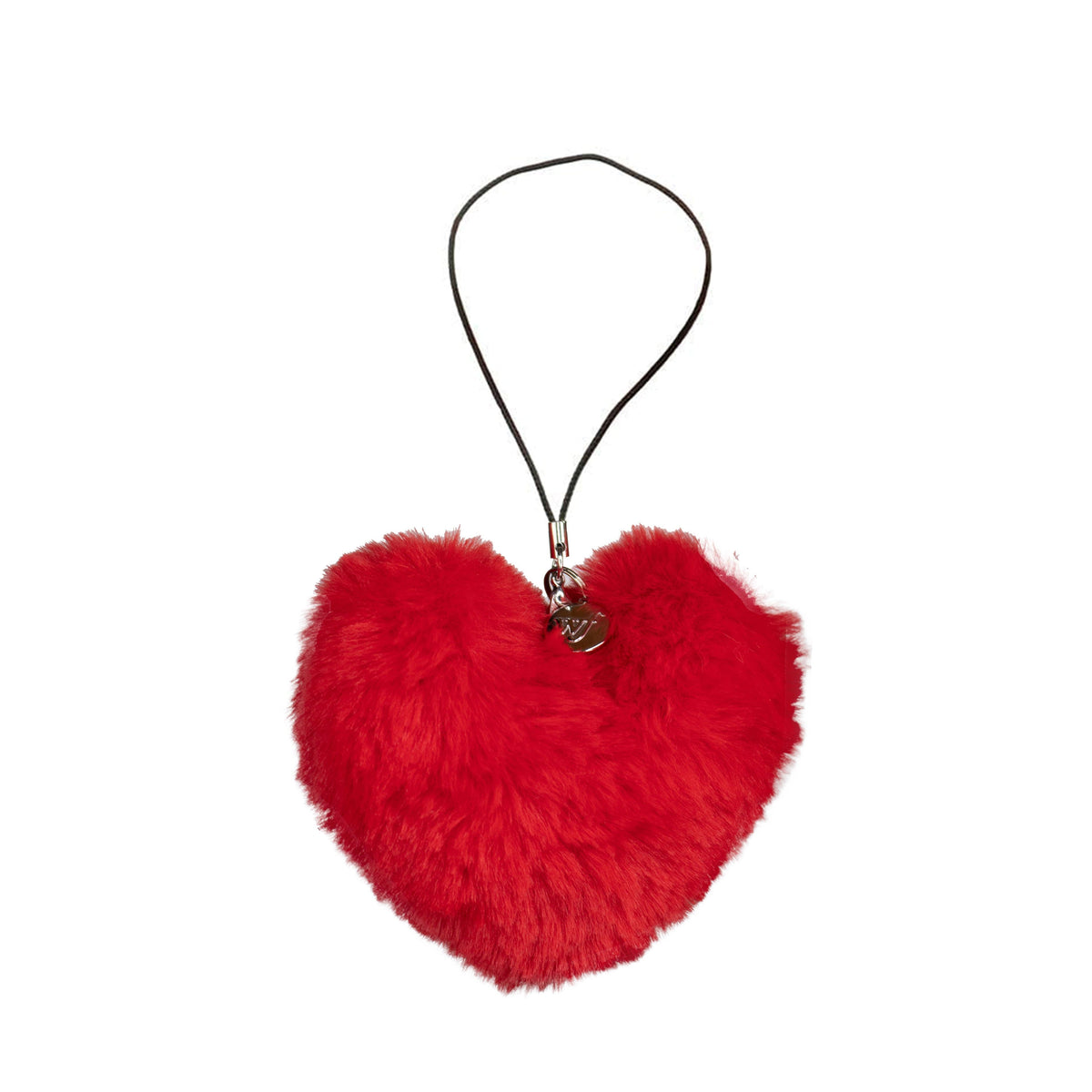 Fuzzy Heart w/ WF Charm | Red