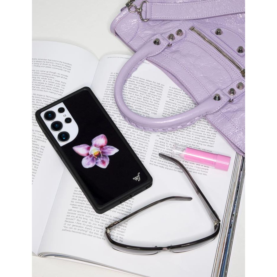 Orchid | Black Samsung Galaxy Case