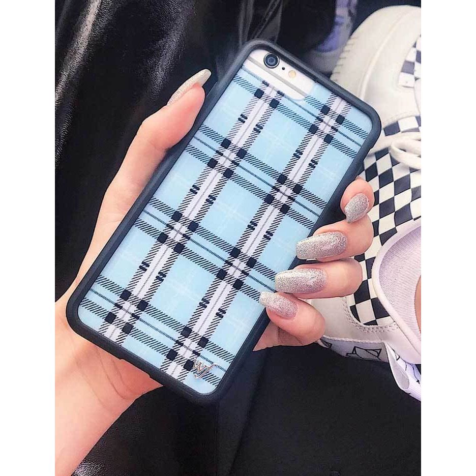 Plaid | Blue iPhone Case