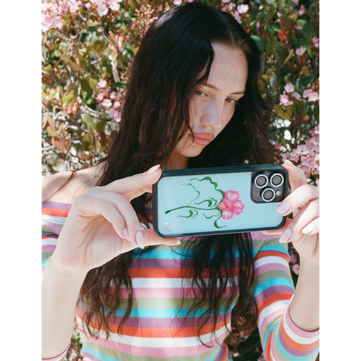 Dancing Flower iPhone Case