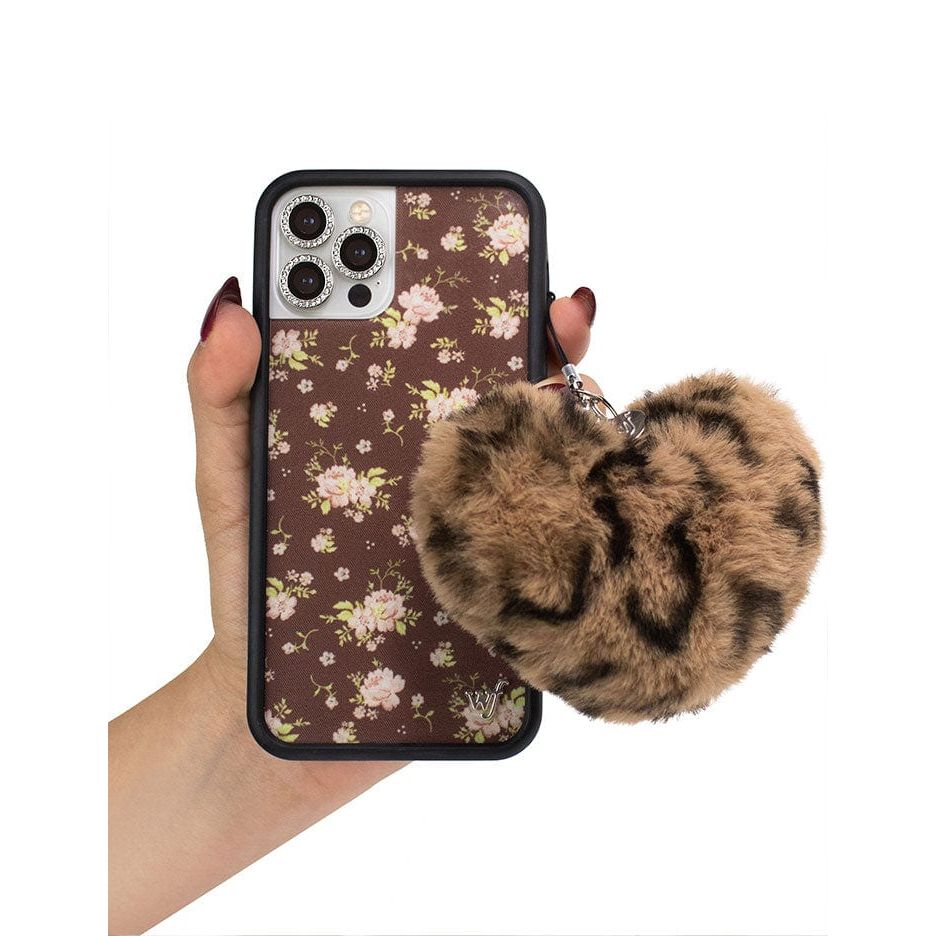 Fuzzy Heart w/ WF Charm | Leopard