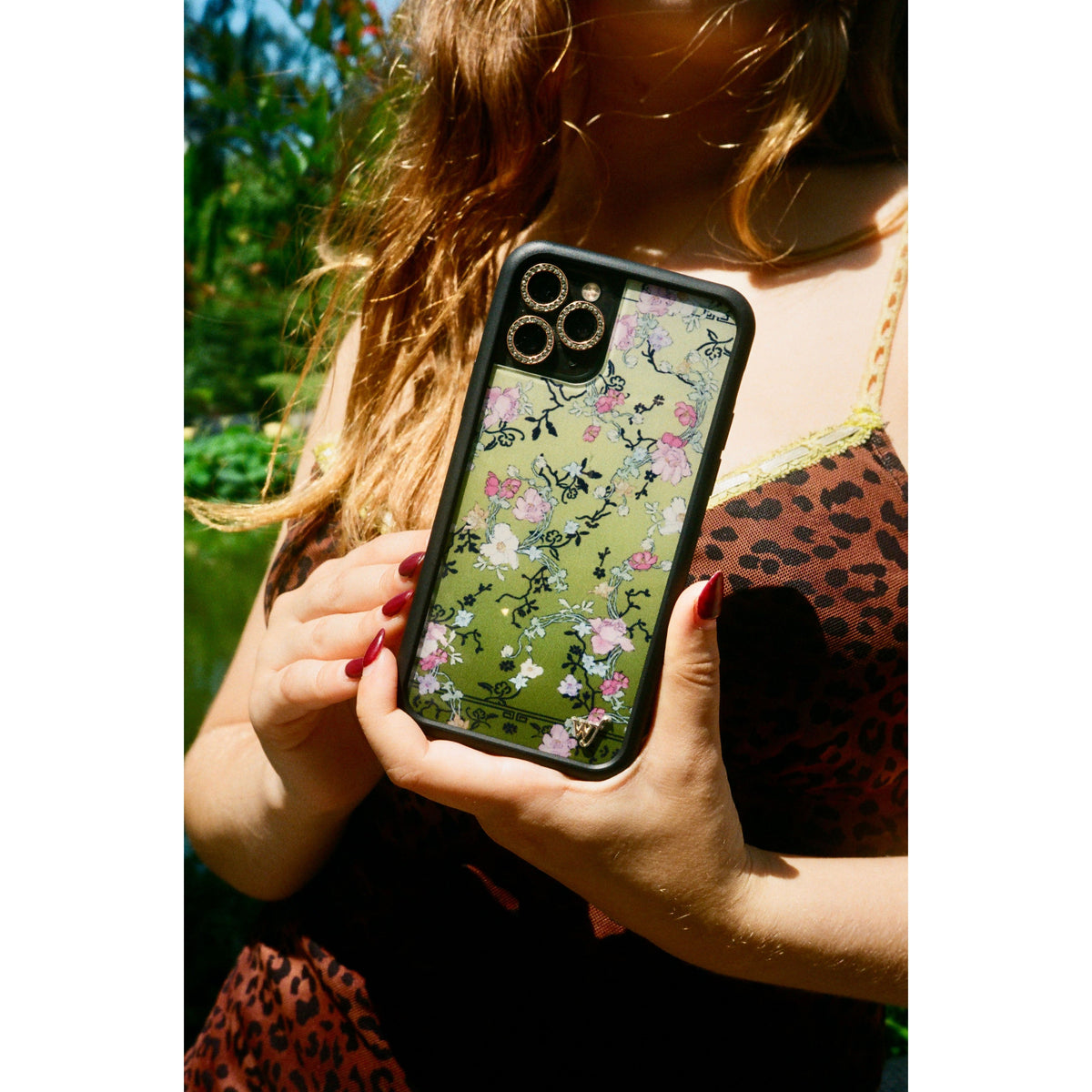 Gallery Girlie Green iPhone Case