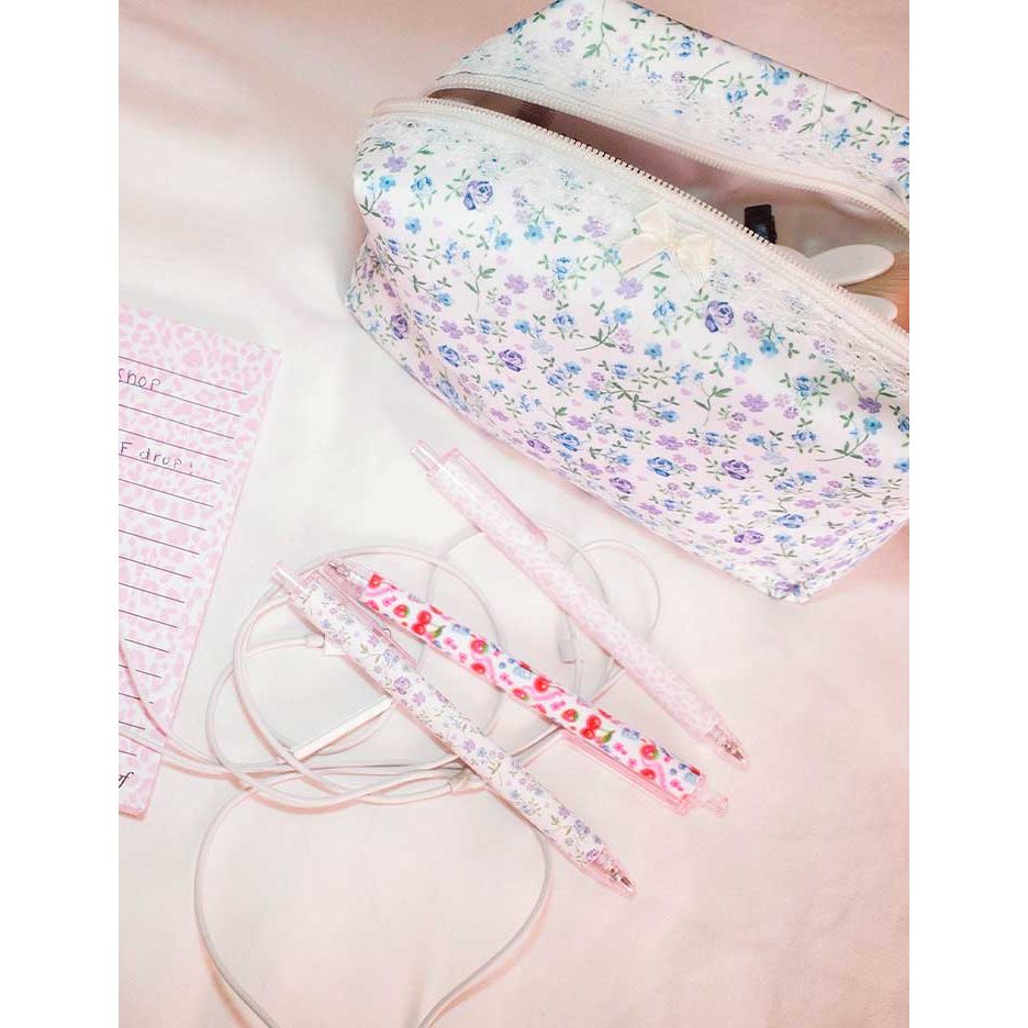 Lilac & Blue Floral Perfect Pouch