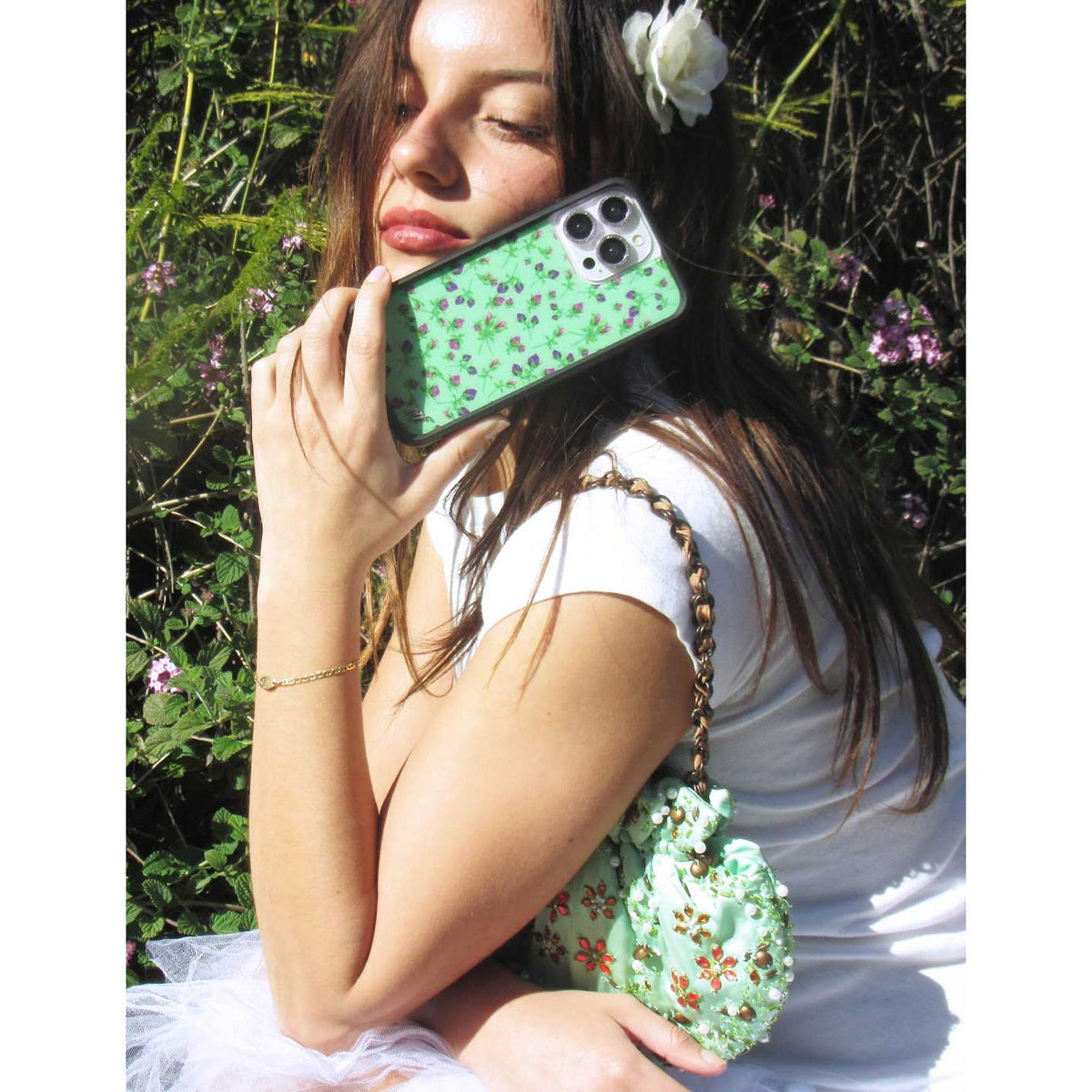 Posie Rosie | Purple iPhone Case