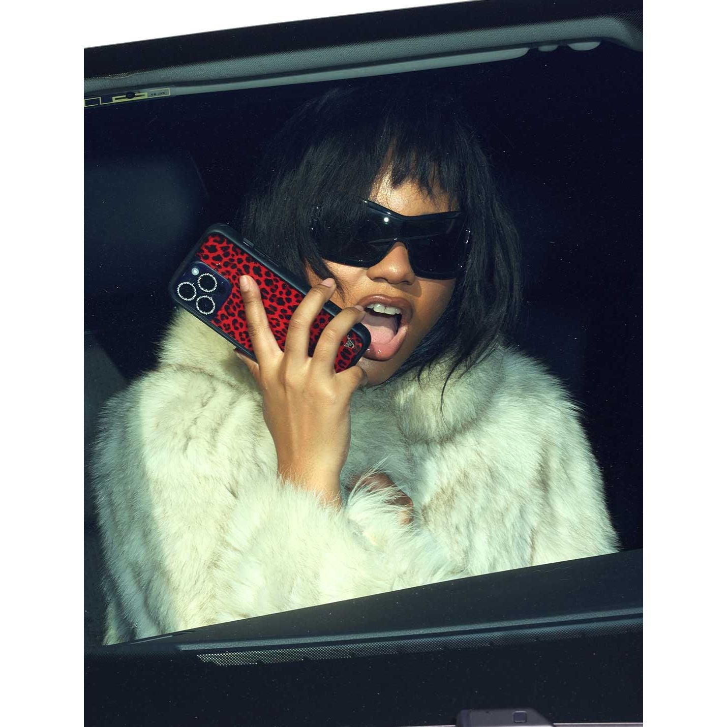 Meow | Red iPhone Case