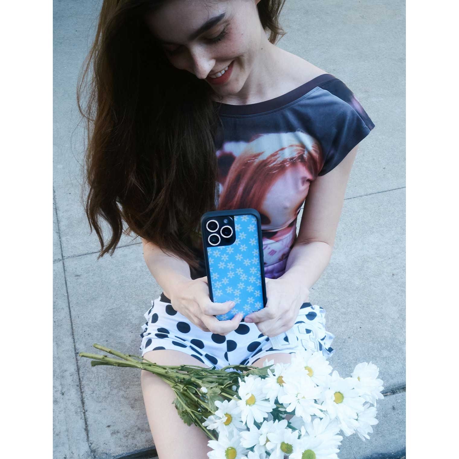 Blue Daisy iPhone Case