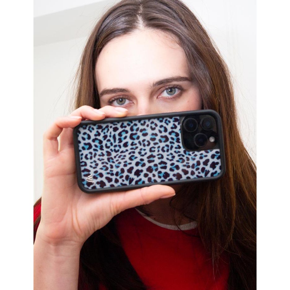 Meow | Blue iPhone Case