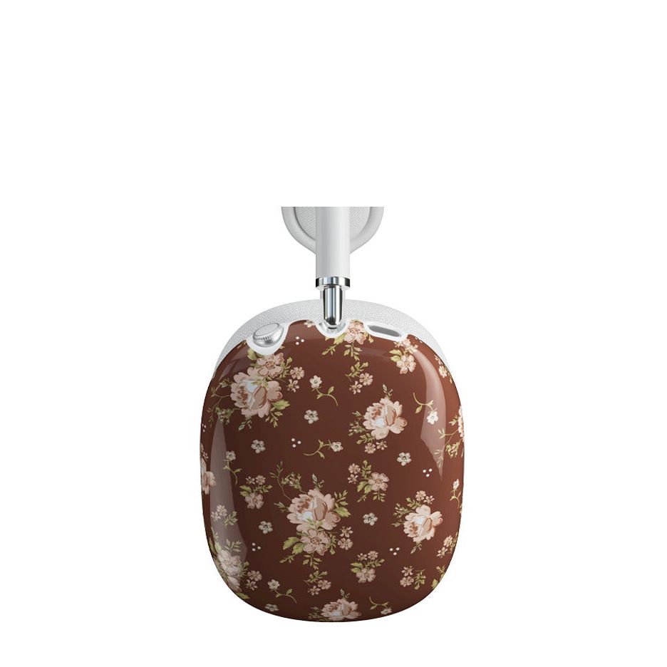Brown Floral Airpod Max Case