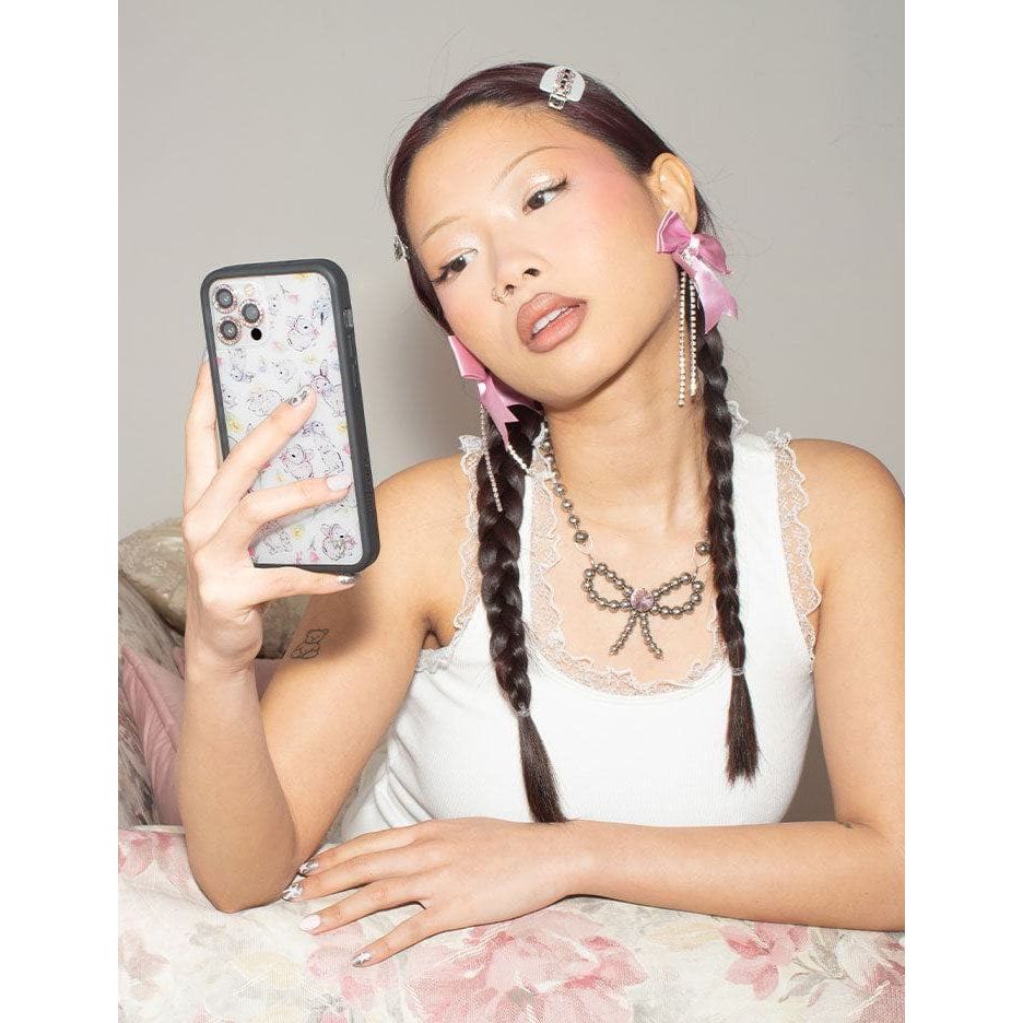 Bunnies in Bonnets iPhone Case