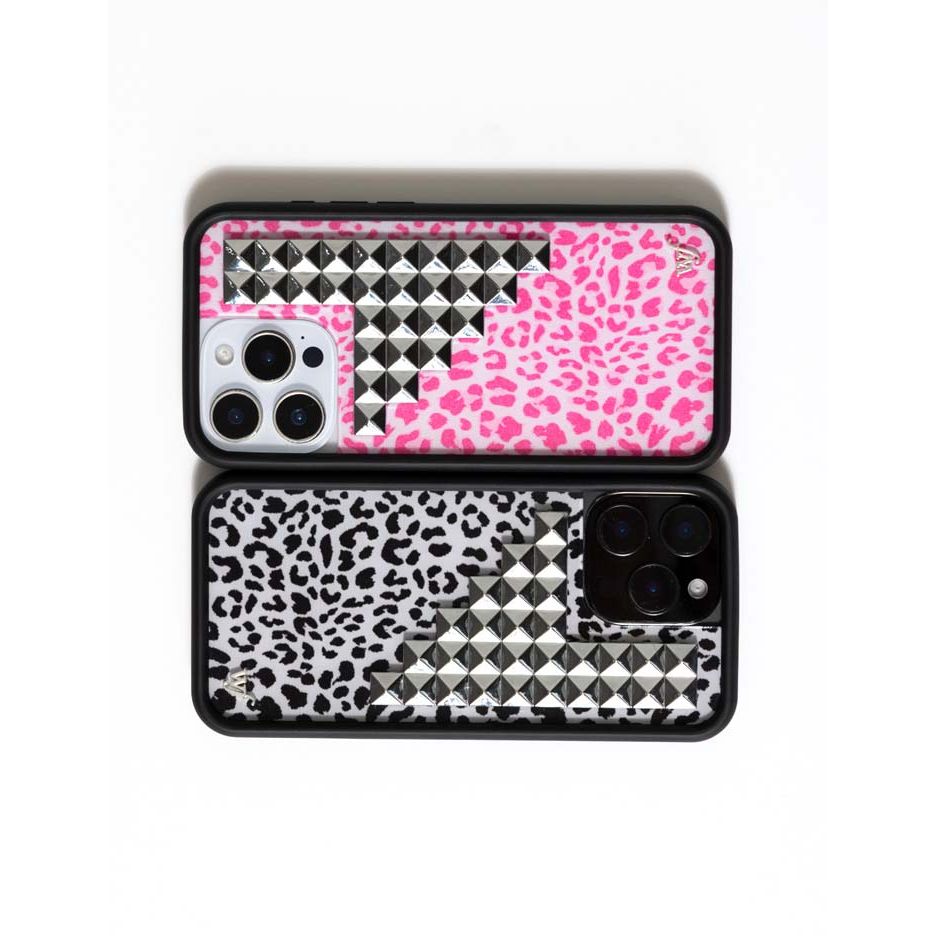 Pink Meow Stud iPhone Case