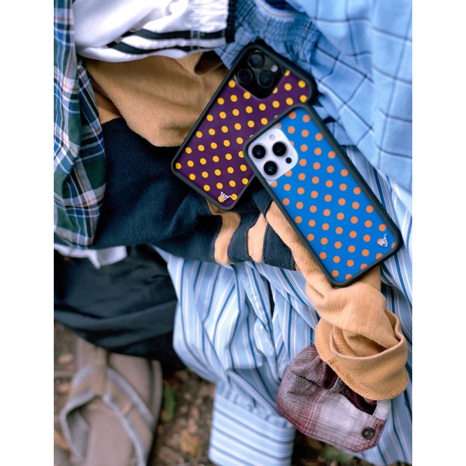 Polka Dot | Purple and Yellow iPhone Case
