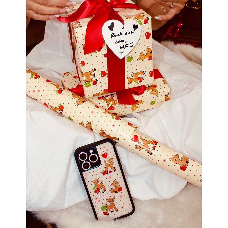 Red Glitter Heart Hangtag - Set of 10