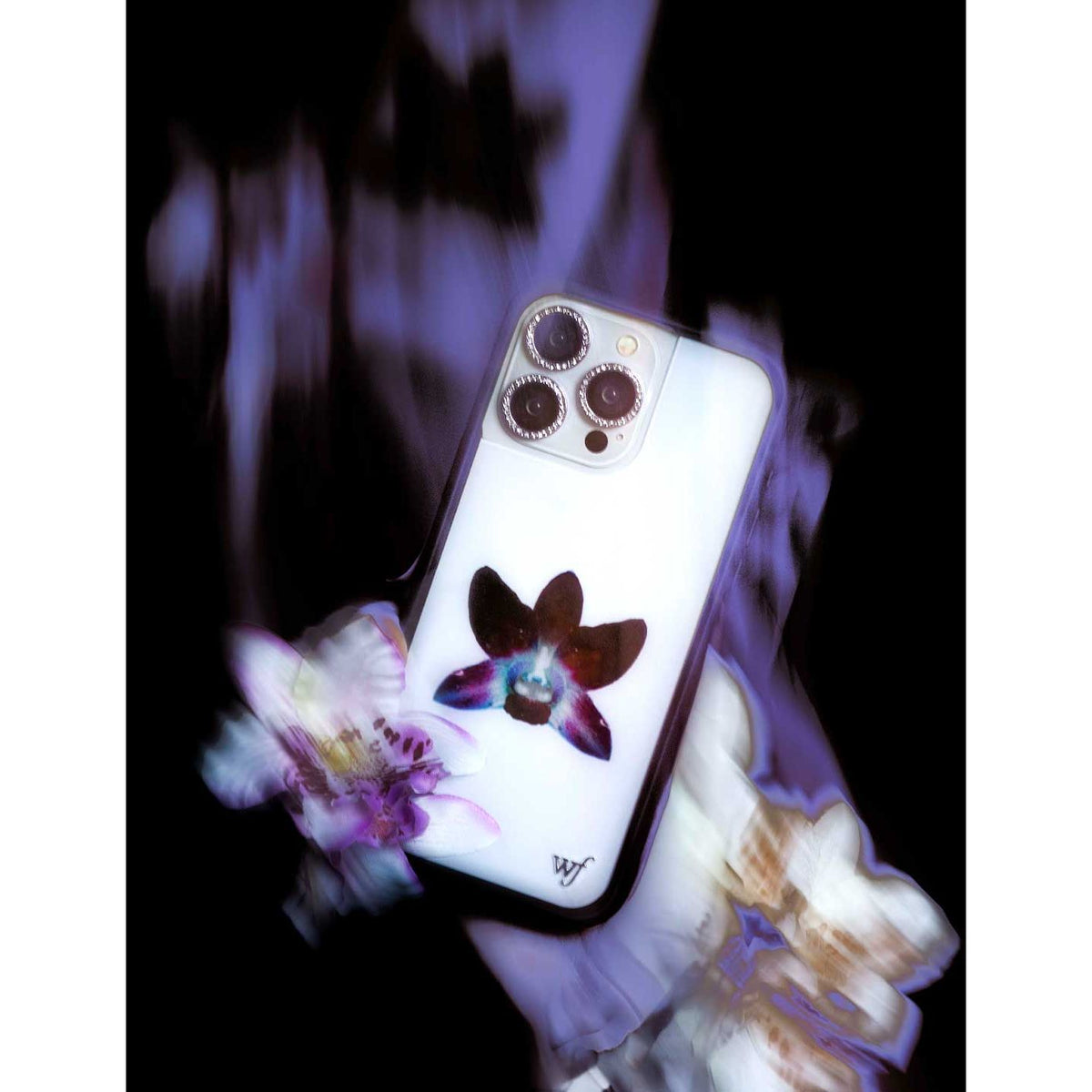 Orchid | White iPhone Case
