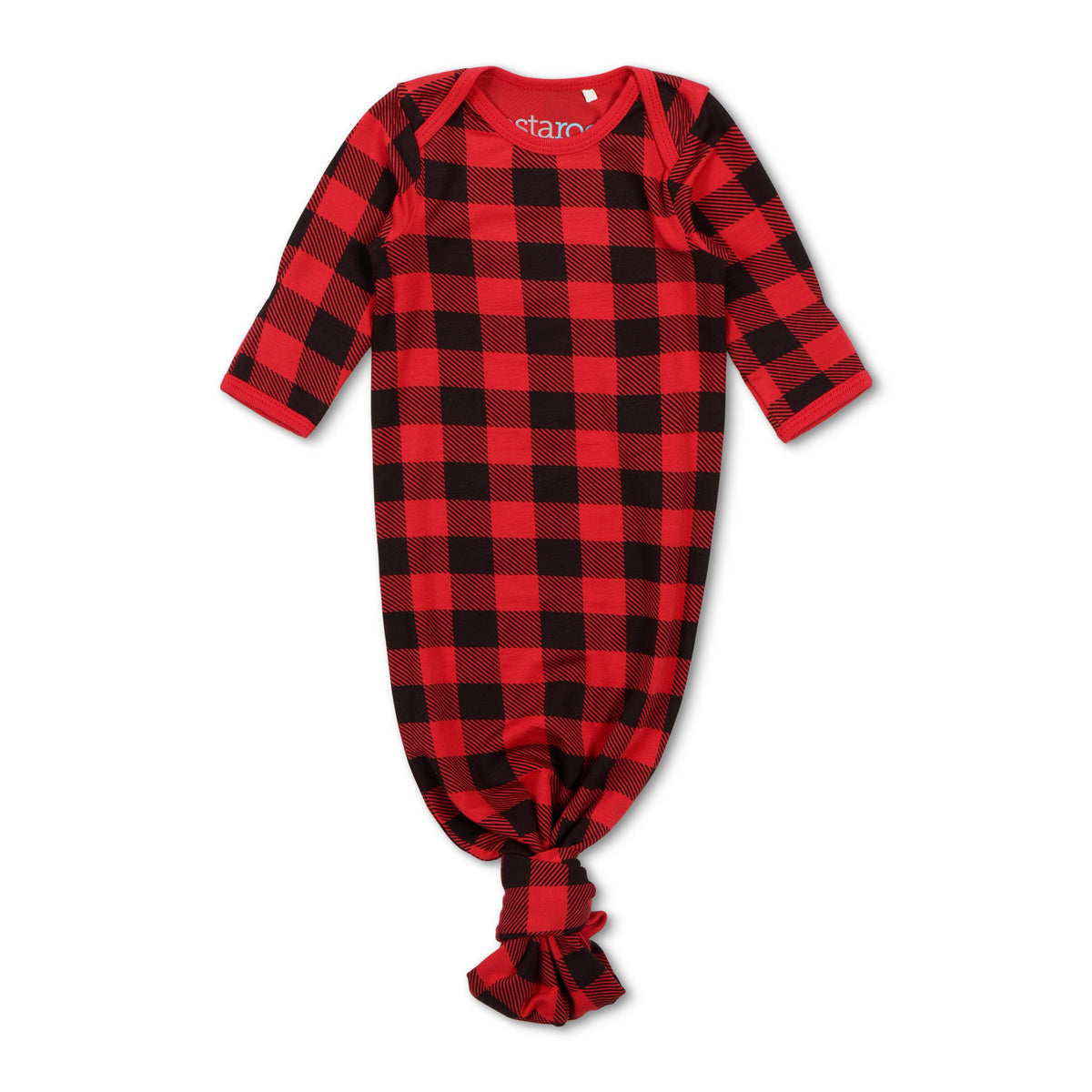 Black &amp; Red Plaid Gown