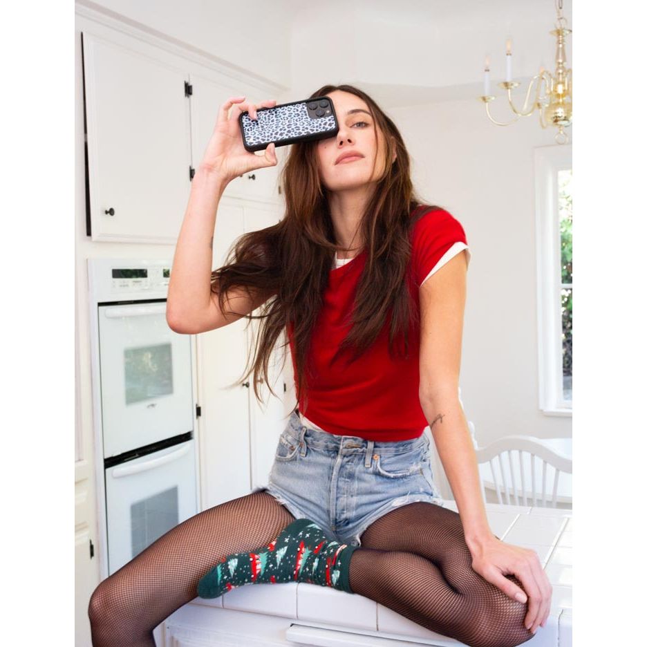 Meow | Blue iPhone Case
