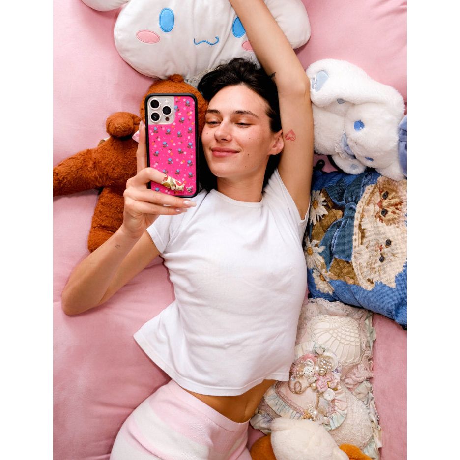 Pink Dainty Florals iPhone Case