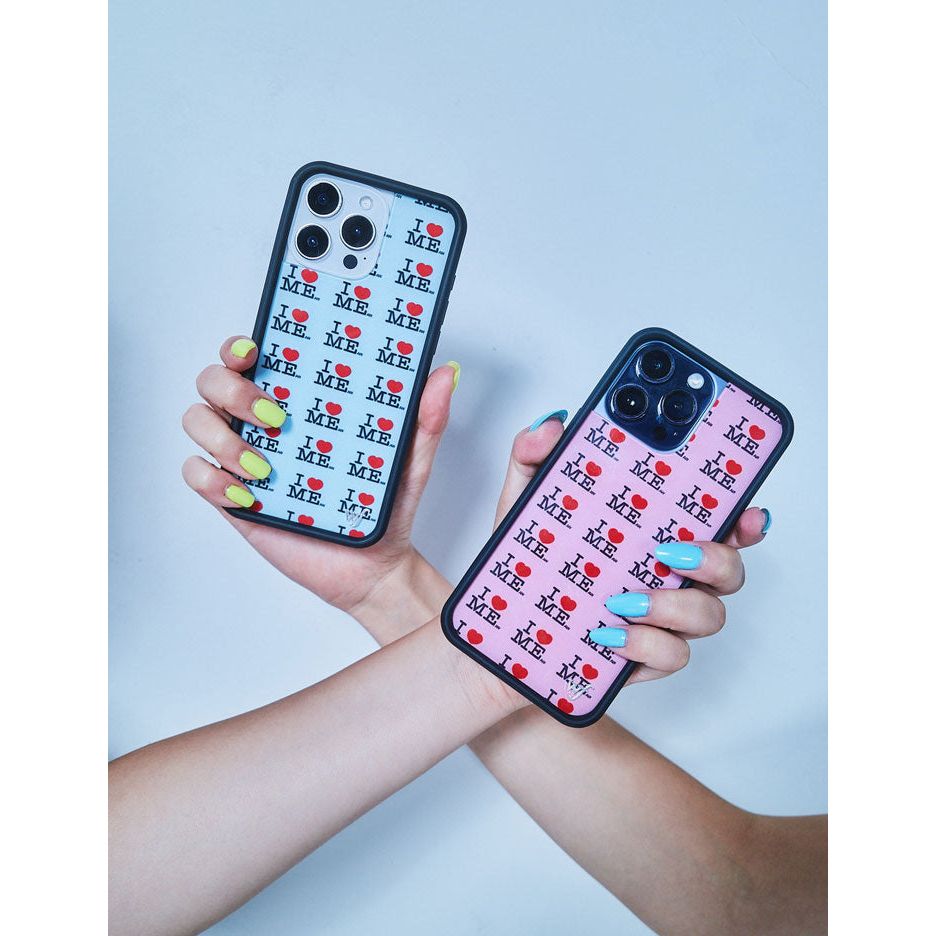 I Heart Me | Blue iPhone Case