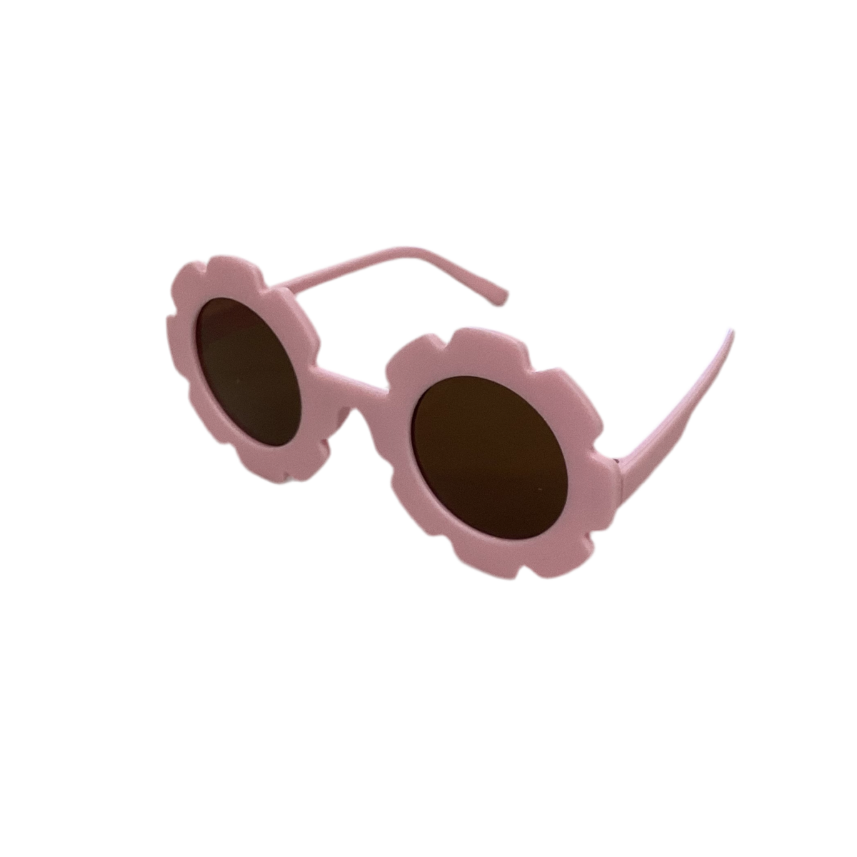flower petal sunglasses in pink