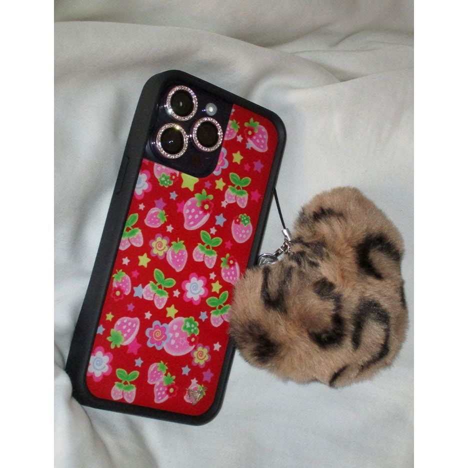 Fuzzy Heart w/ WF Charm | Leopard