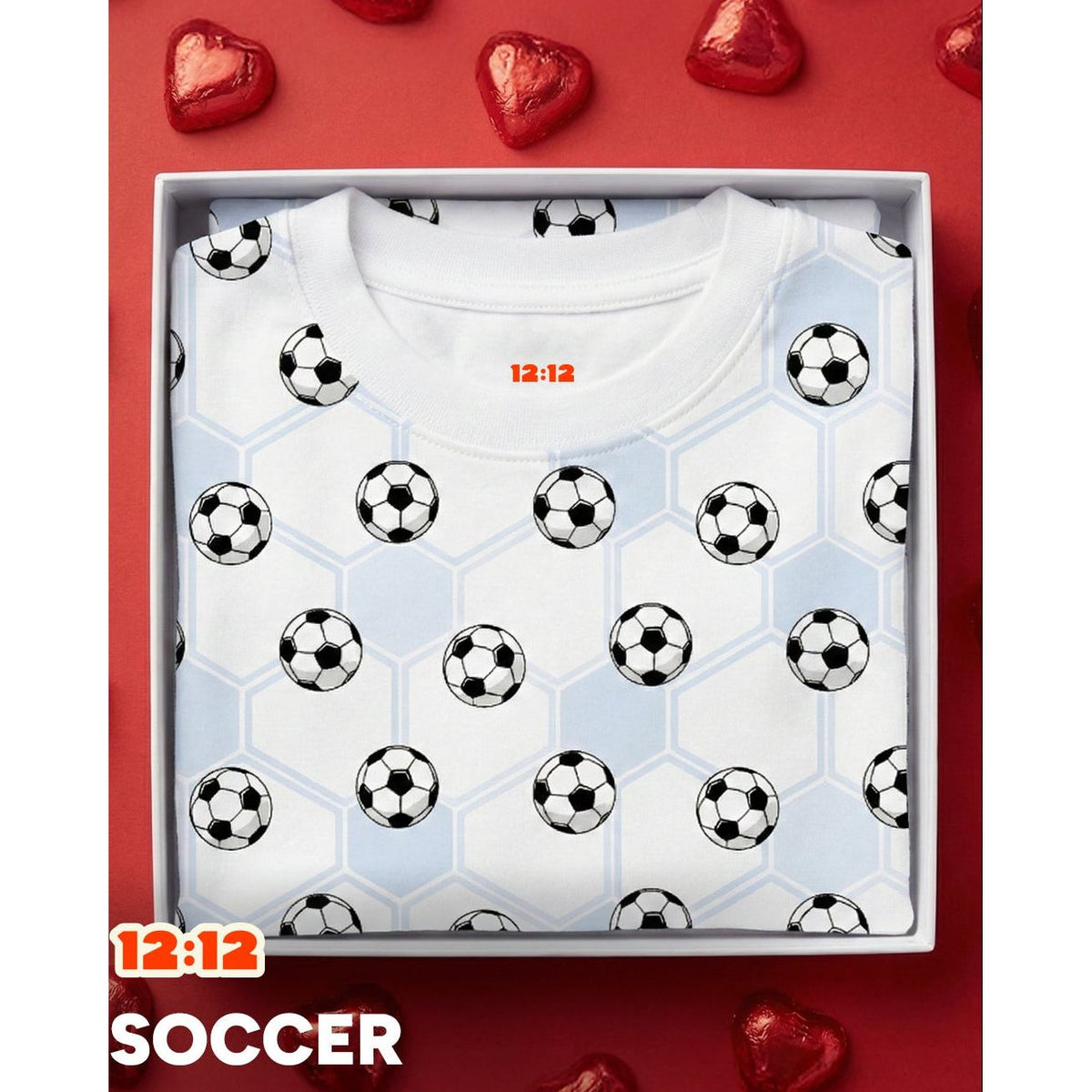 The Organic Long Sleeve Pajama Set [Soccer]