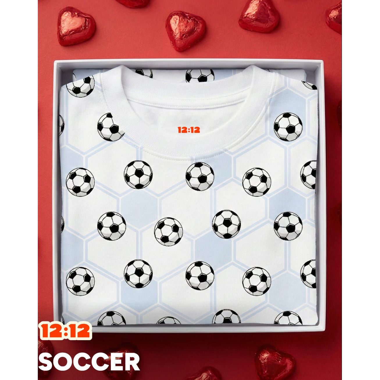 The Organic Long Sleeve Pajama Set [Soccer]