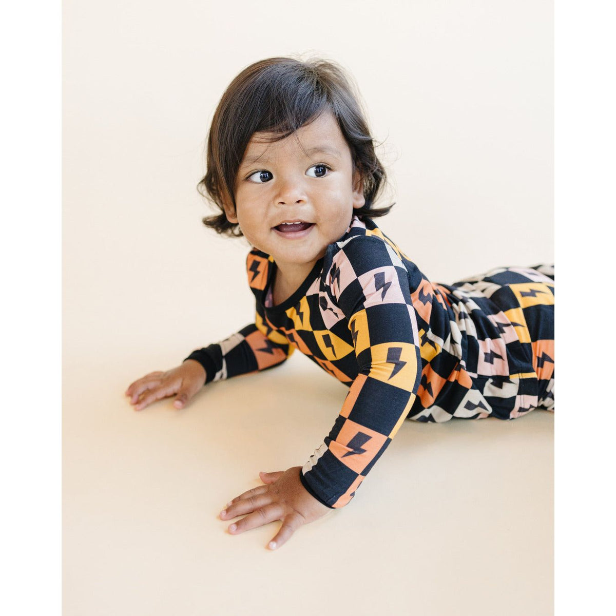 Bamboo Two Piece Set | Colorful Checks & Bolts