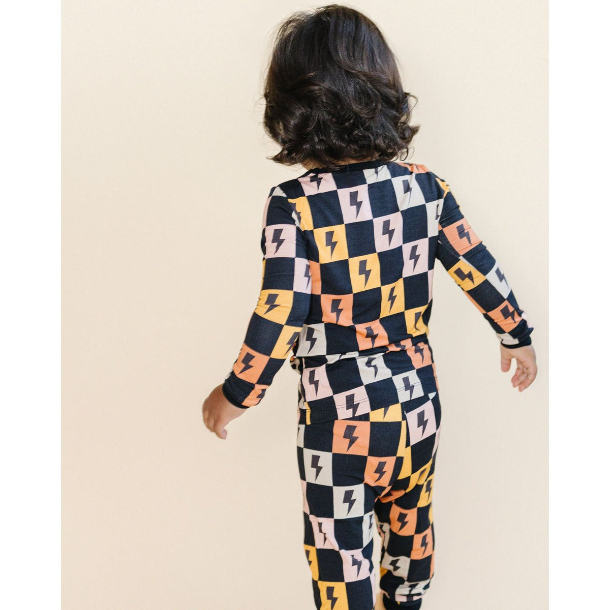 Bamboo Two Piece Set | Colorful Checks & Bolts
