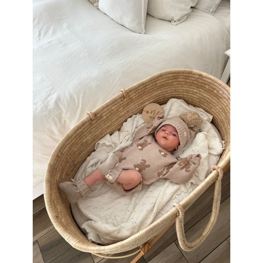 Luna + Luca Bunny Jacquard Romper