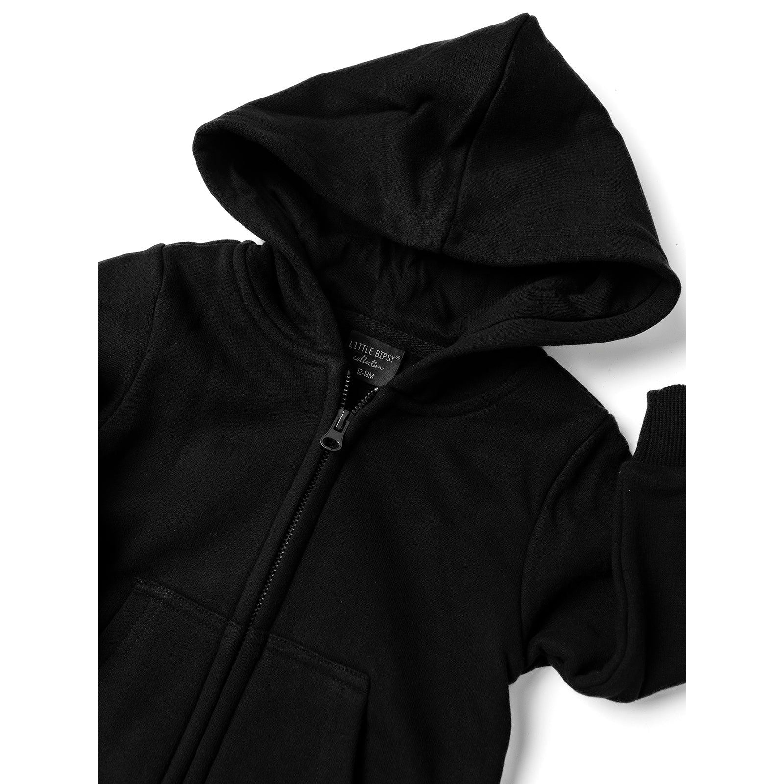 Classic Zip Hoodie - Black