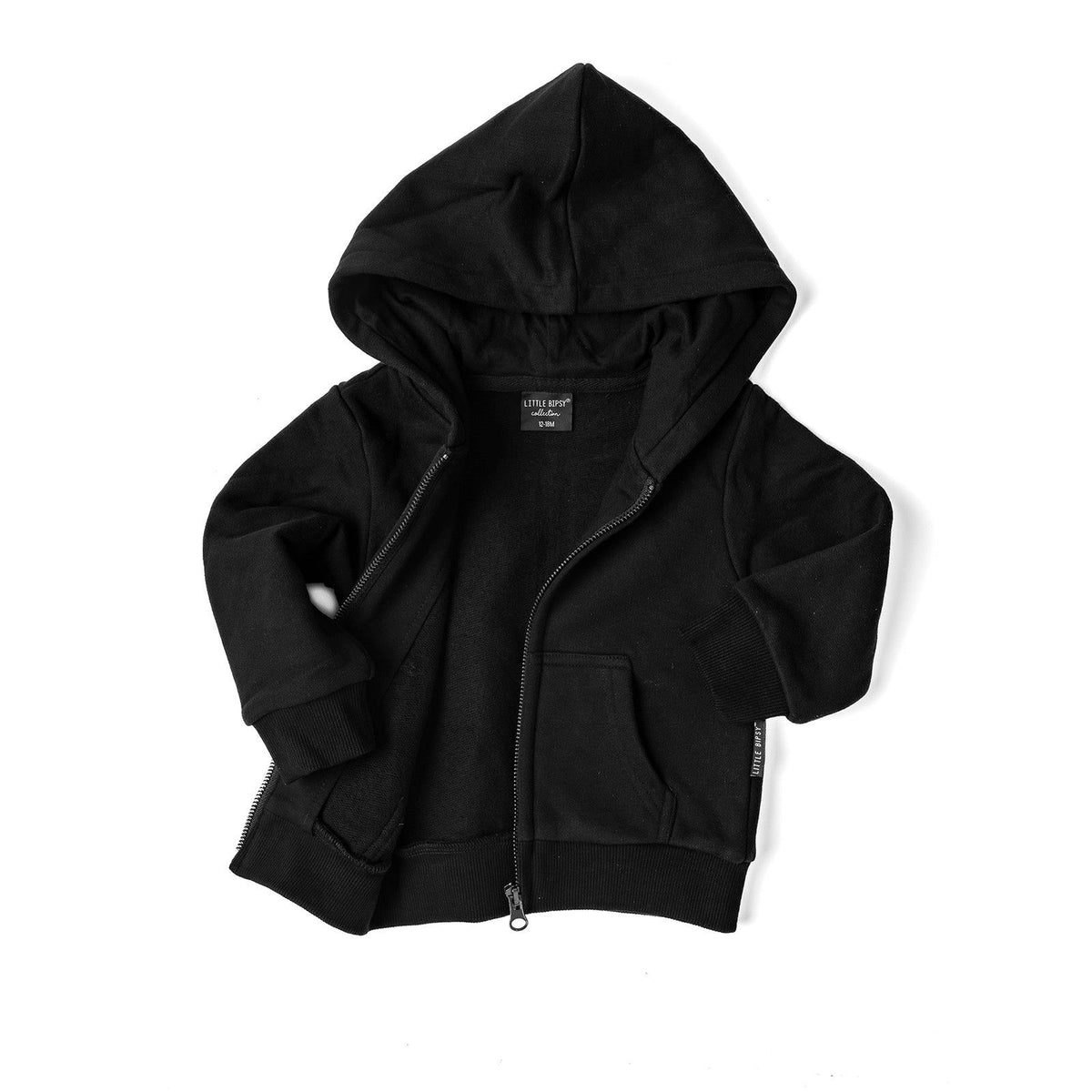 Classic Zip Hoodie - Black