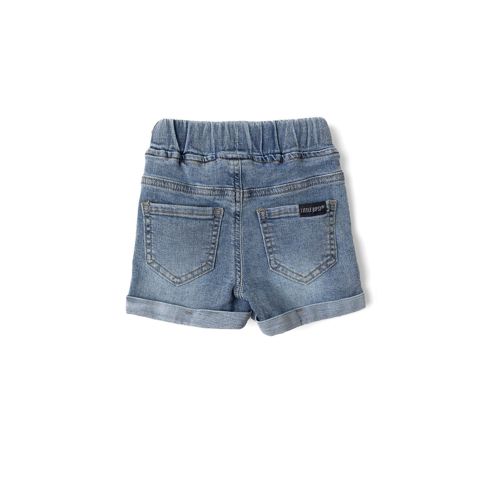 Distressed Denim Short