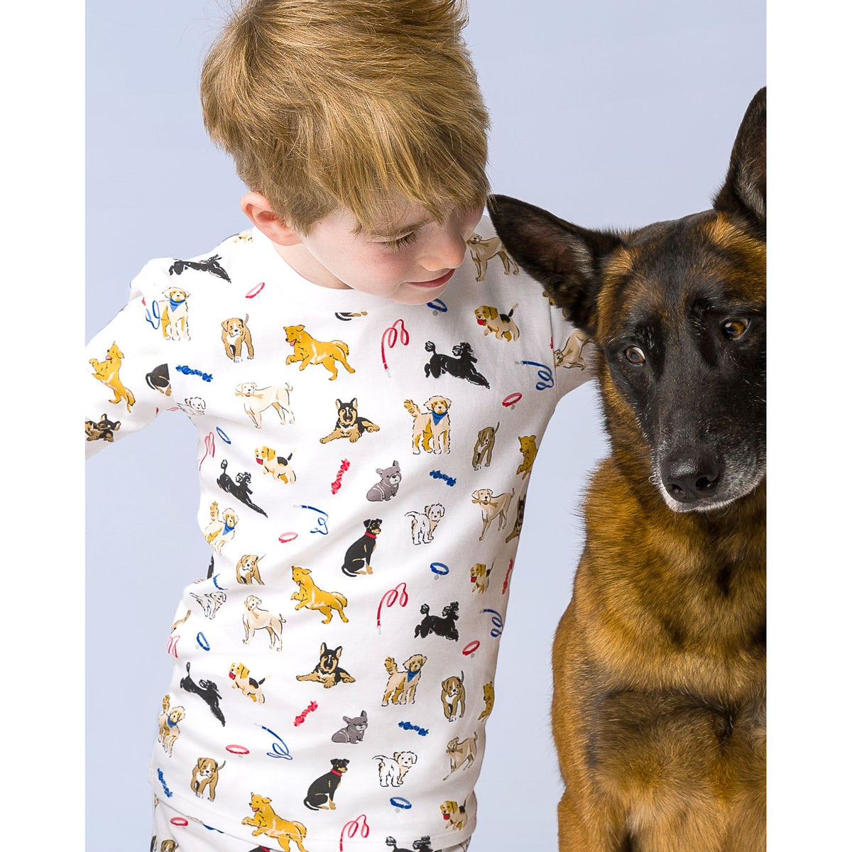 The Organic Long Sleeve Pajama Set [Dog Days]