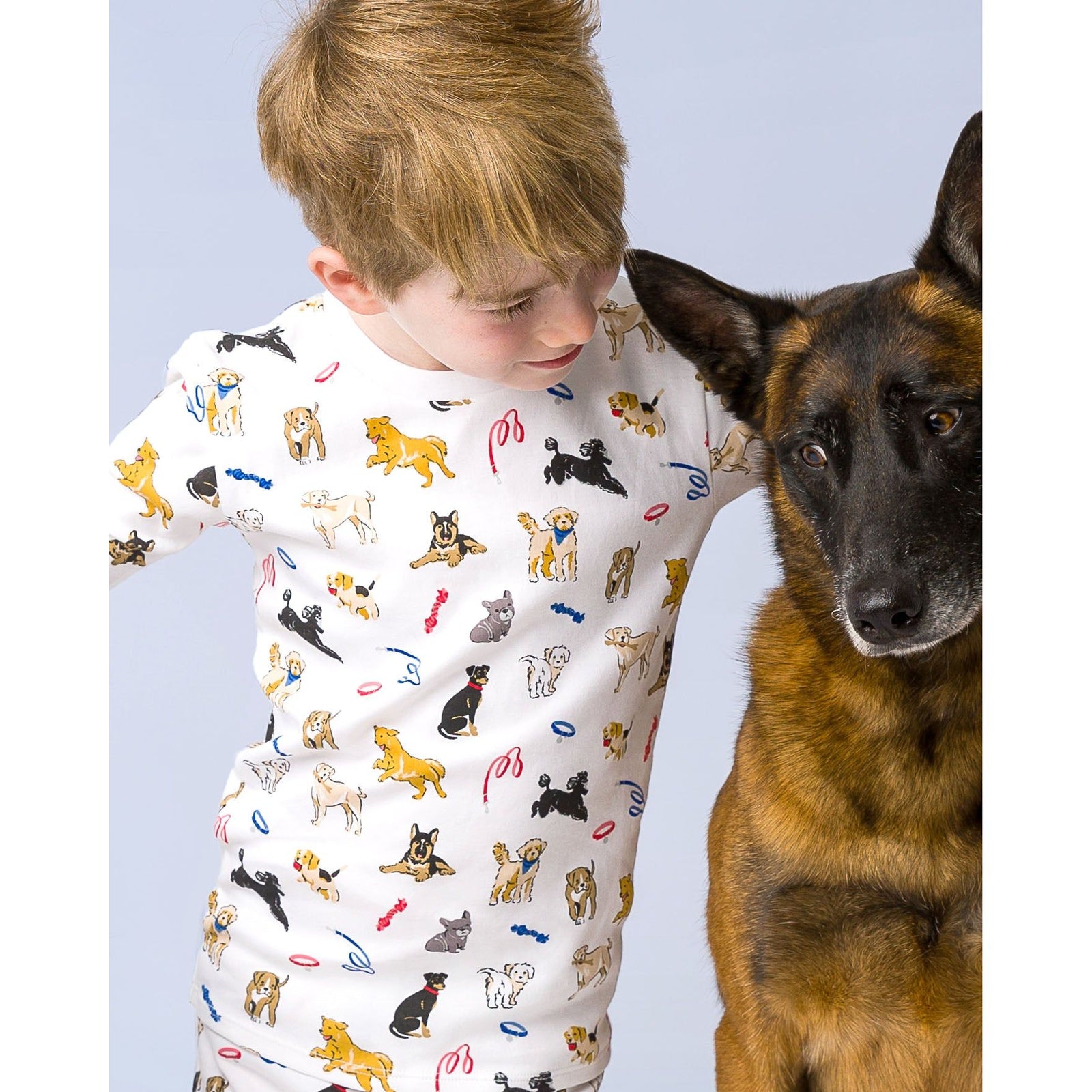 The Organic Long Sleeve Pajama Set [Dog Days]