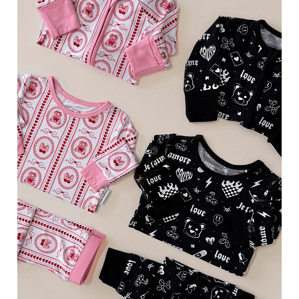 Bamboo Two Piece Set | Cherry Bear