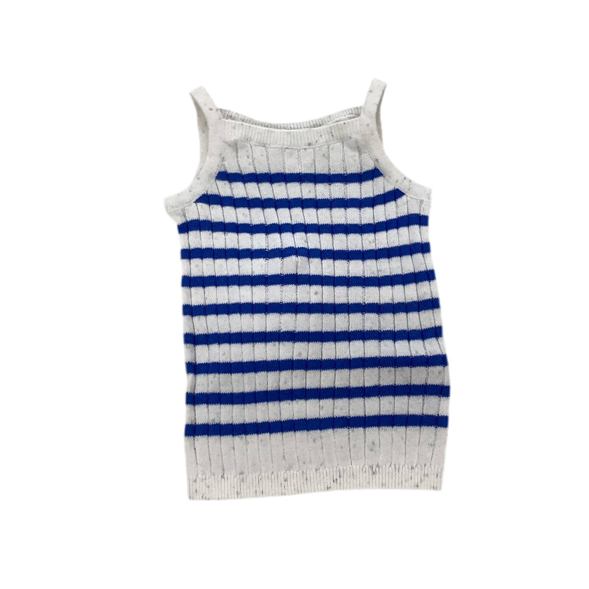 camisole hug me | white & blue