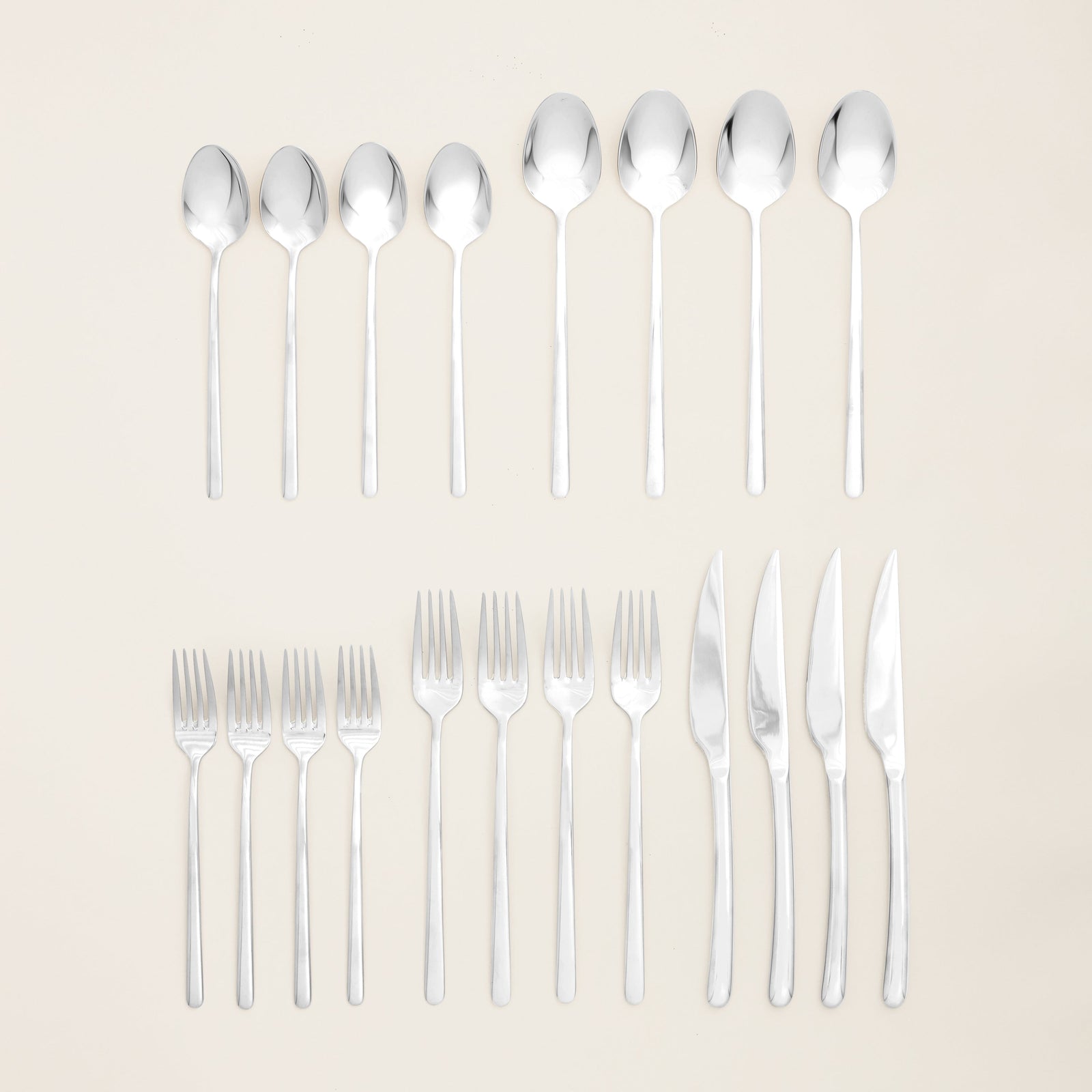 Emilia Mirror 20-Piece Flatware Set
