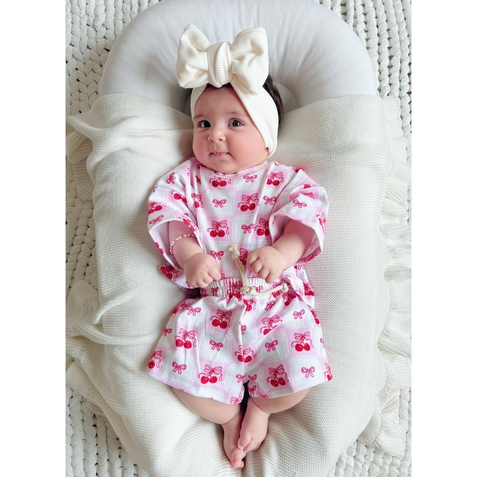 Shorts Set | Checkered Cherry