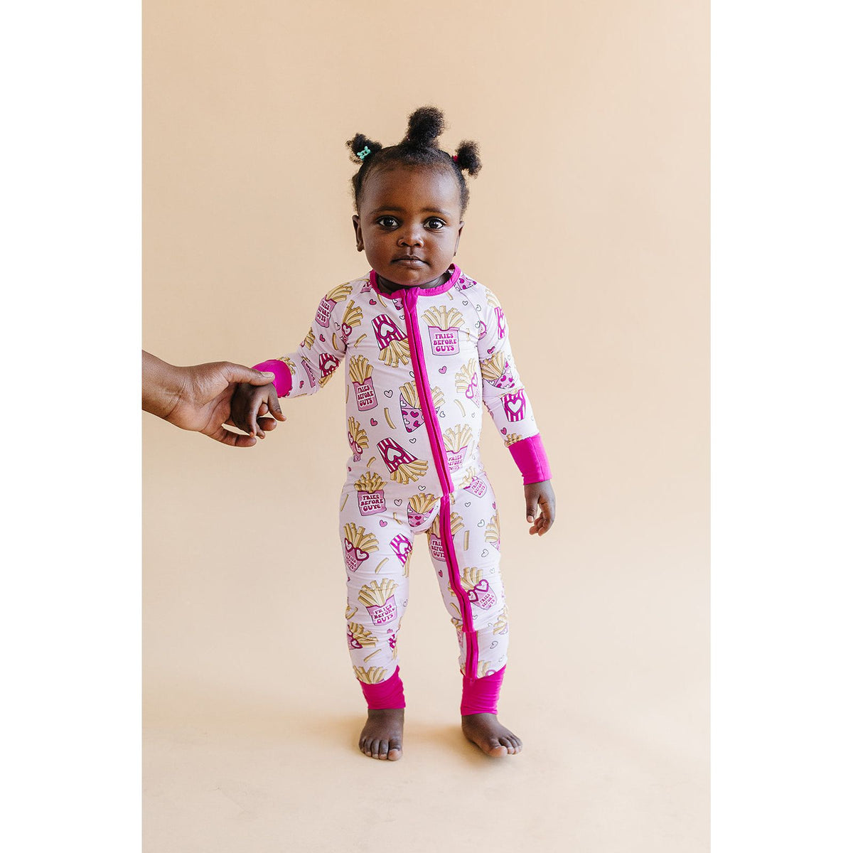 Bamboo Zip Romper | Fries Before Guys