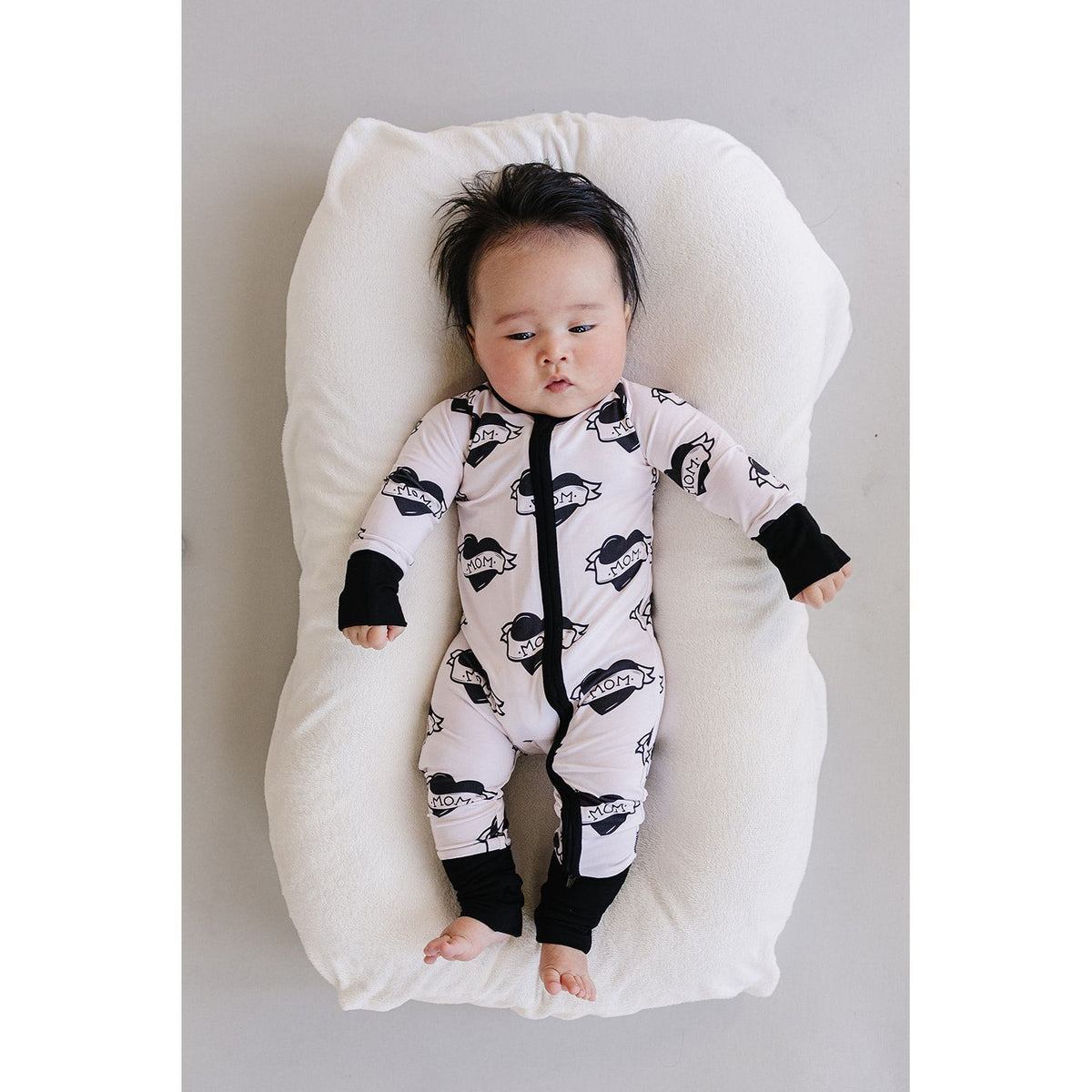 Bamboo Zip Romper | Mom Tattoo