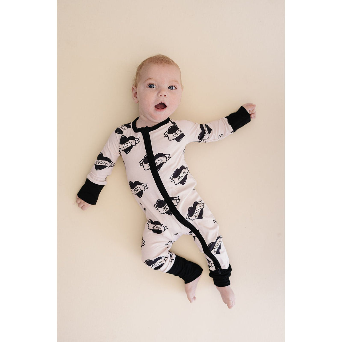 Bamboo Zip Romper | Mom Tattoo