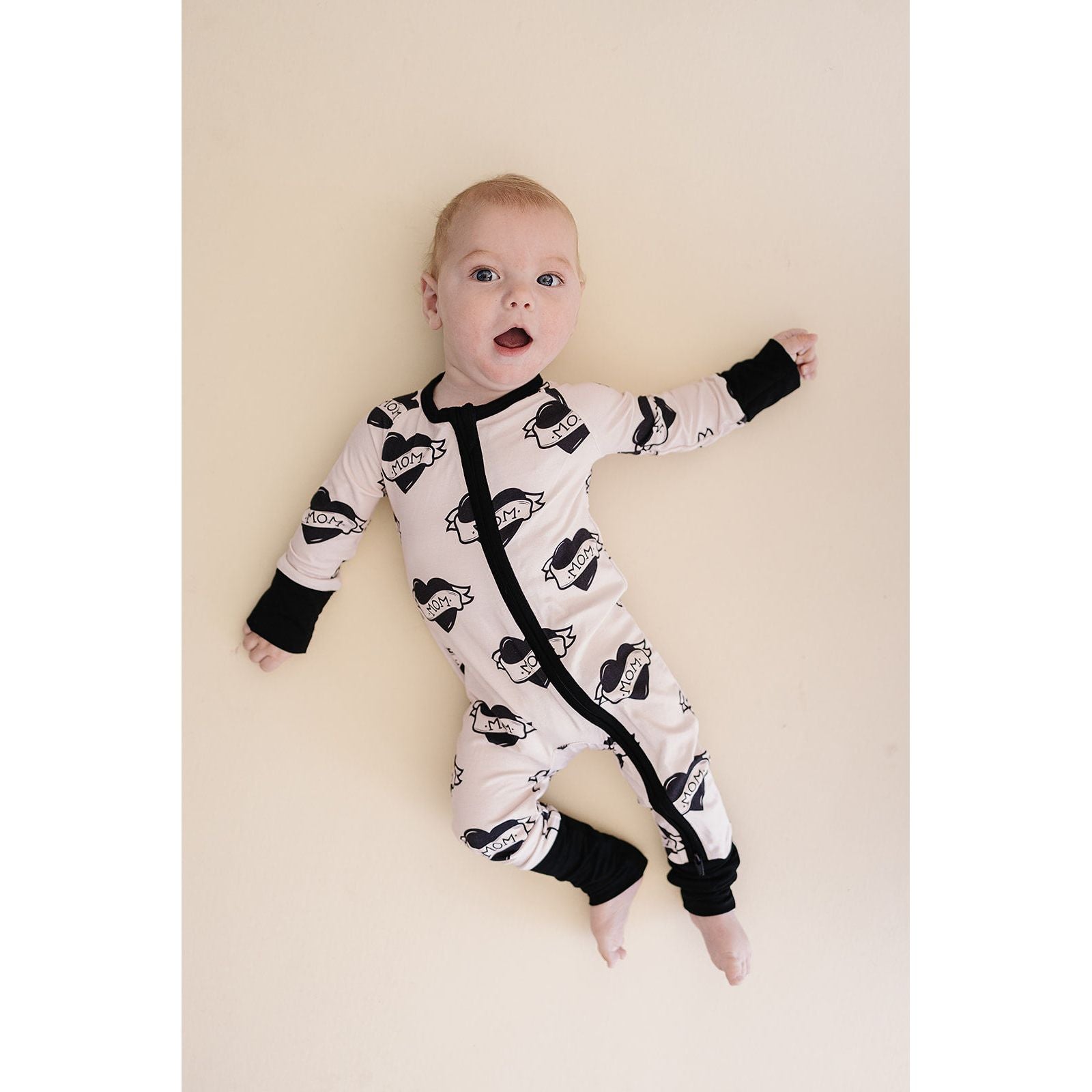 Bamboo Zip Romper | Mom Tattoo