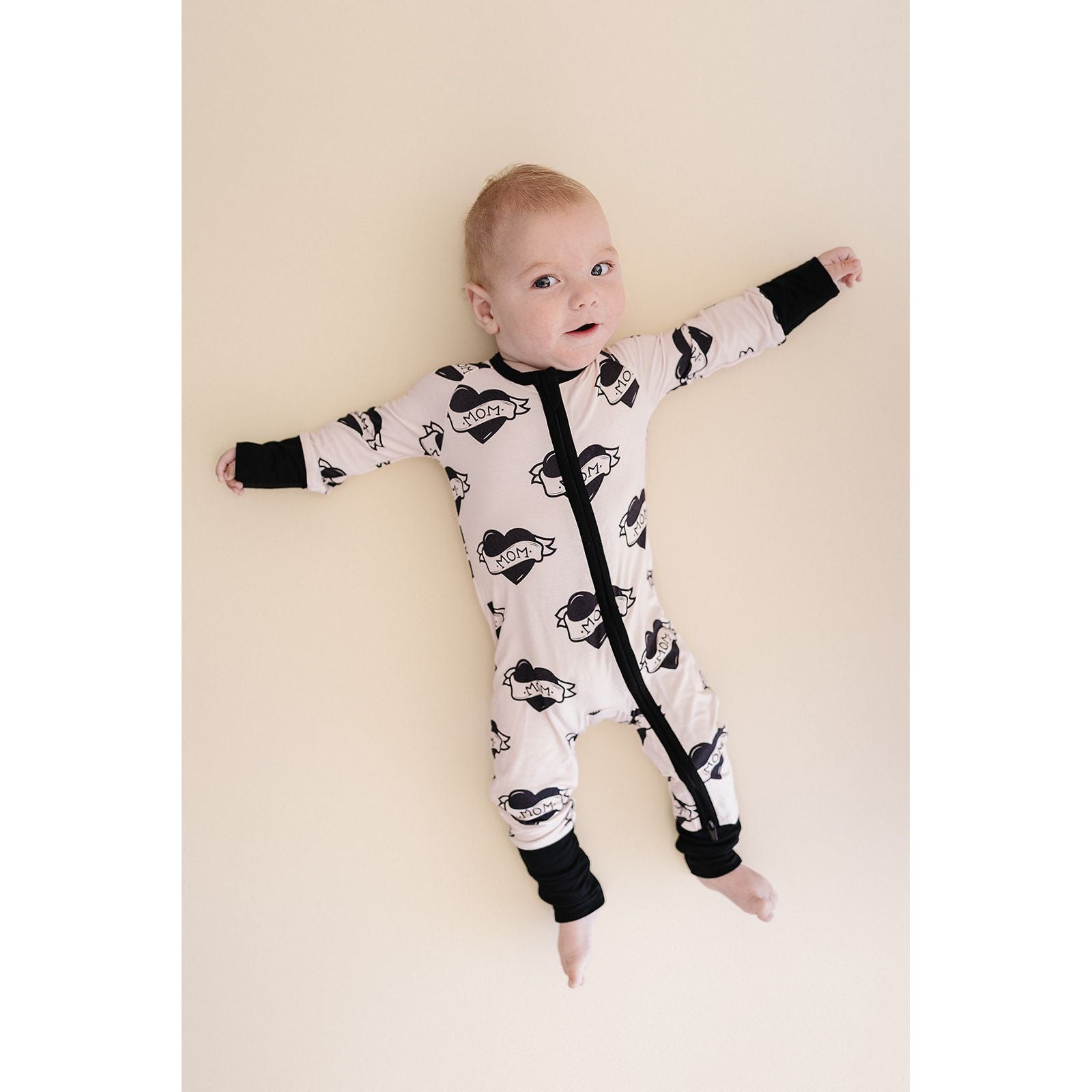 Bamboo Zip Romper | Mom Tattoo