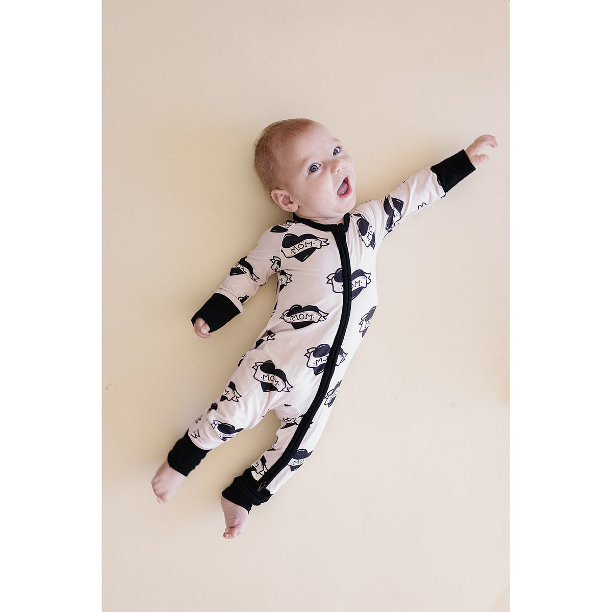 Bamboo Zip Romper | Mom Tattoo