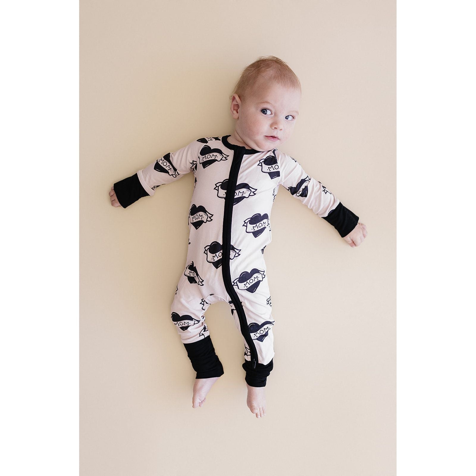 Bamboo Zip Romper | Mom Tattoo