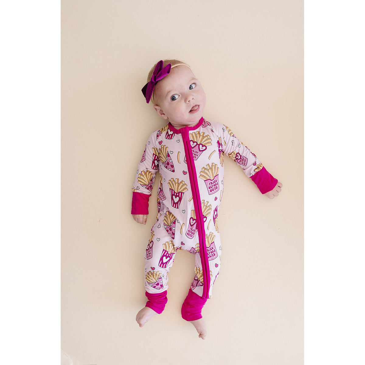 Bamboo Zip Romper | Fries Before Guys