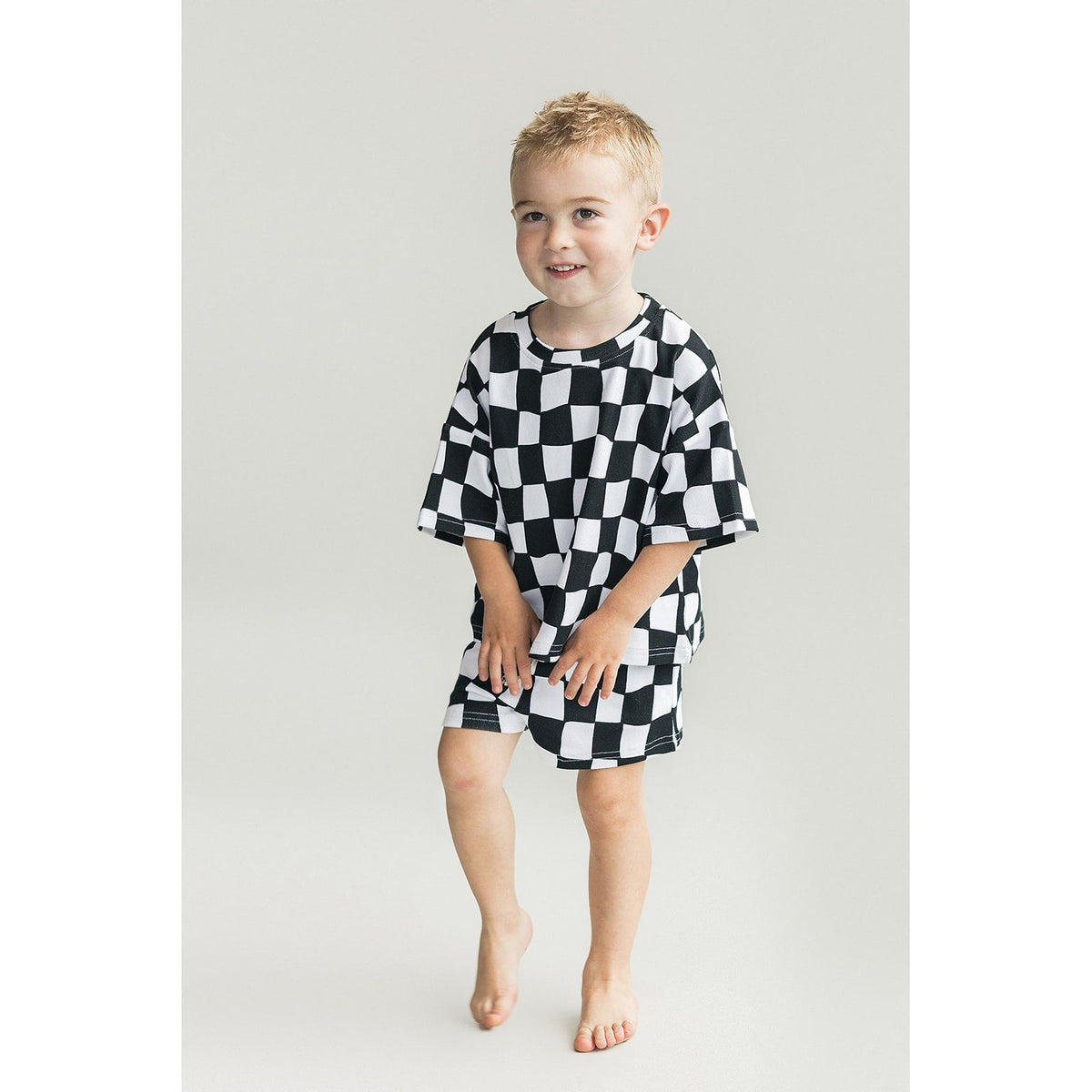 Shorts Set | Wavy Checkered