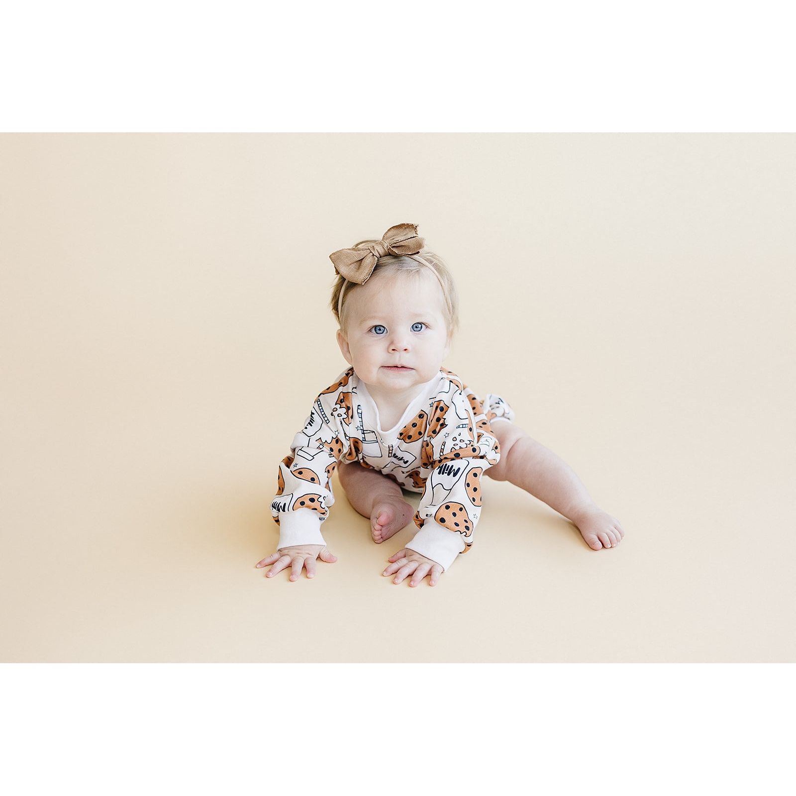 Bubble Romper | Milk & Cookies