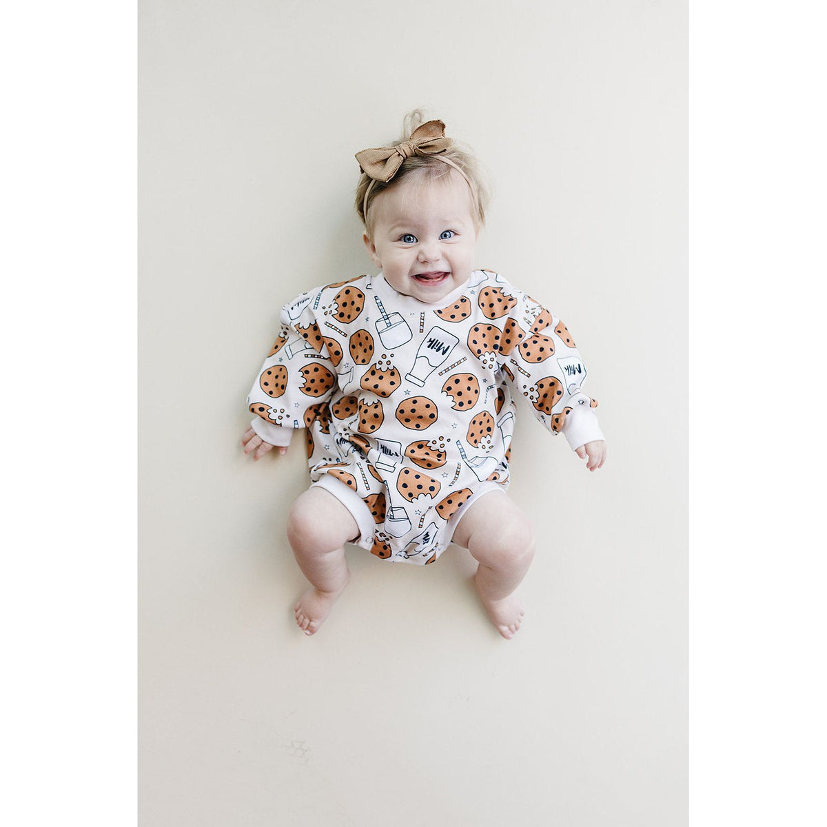 Bubble Romper | Milk & Cookies