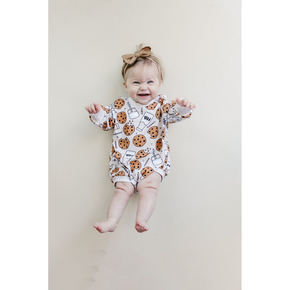 Bubble Romper | Milk & Cookies